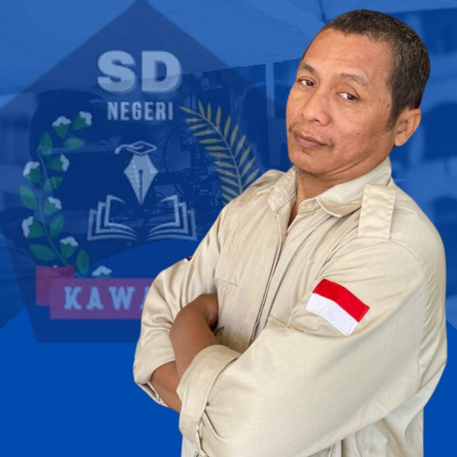Biru Putih Foto Sentris Ucapan Hari Pers Nasional Instagram Media Post(5)