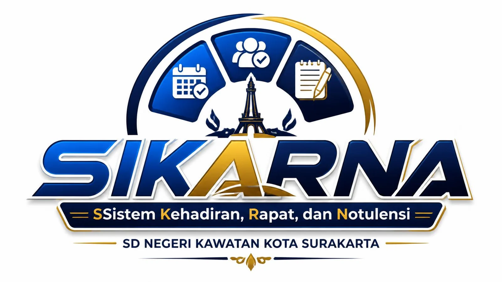 buatkan-logo-tulisan-SSistem-Kehadiran-Rapat-dan-Notulensi_sd-negeri-kawatan-kota-surakarta-dengan-nama-SIKARNA-yang-menarik-dan-keren-3